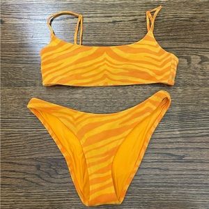 Triangl swimsuit Small in both!